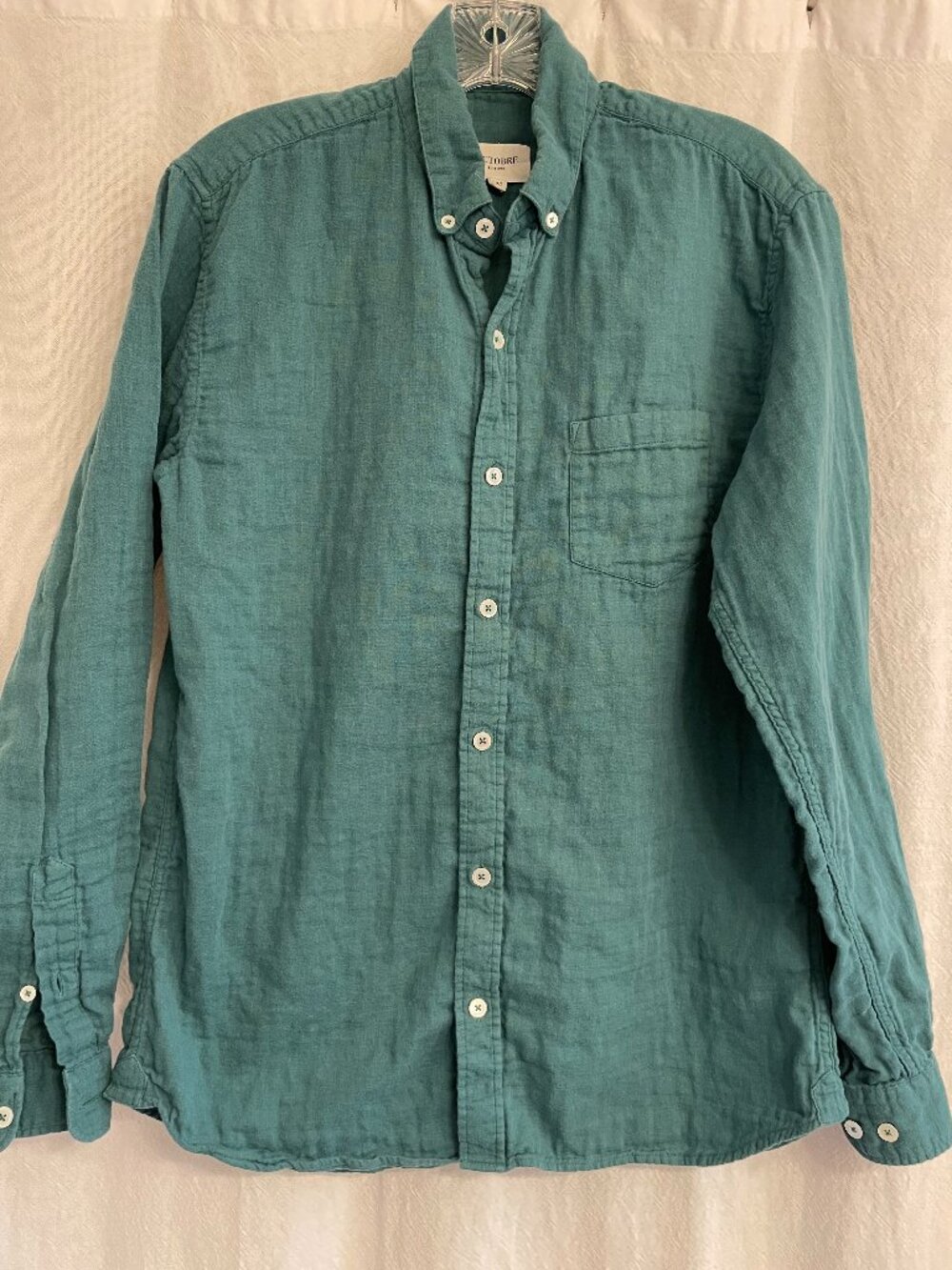 Octobre Editions men's button up cotton shirt, size Medium